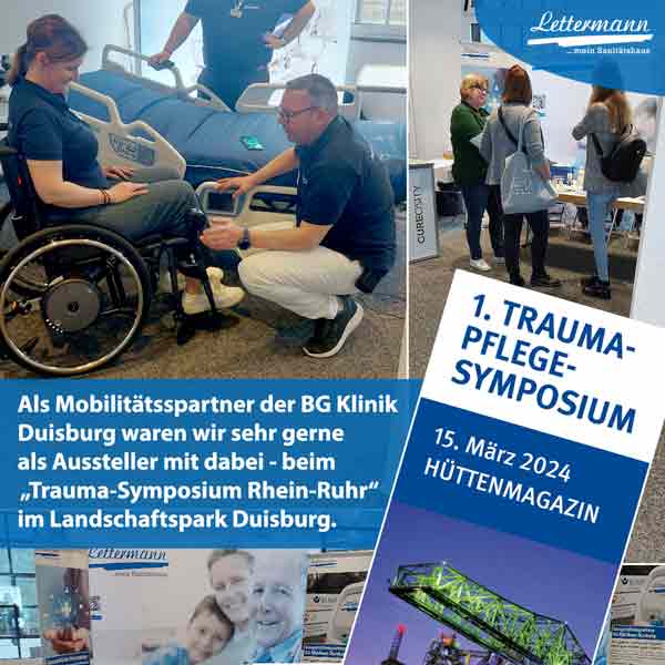 Kooperation BG Klinik Duisburg Trauma Tag Lettermann Mobilitätspartner